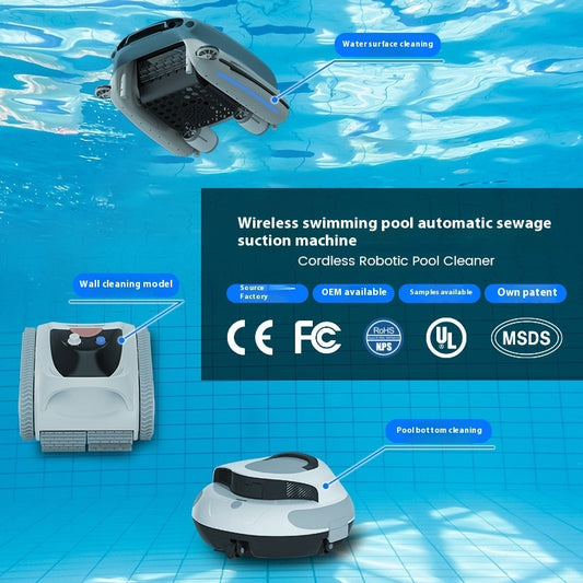 Smart Swimming Pool Cleaning Robot Fast Charge Long Battery Life