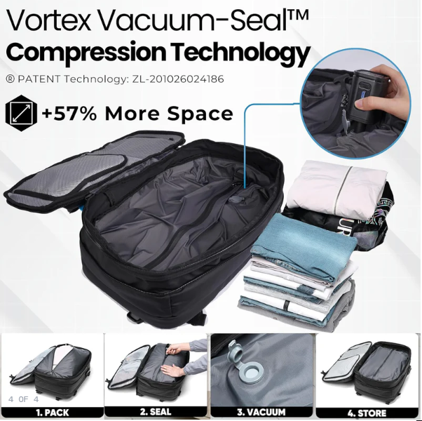 60L VORTEX VACUUM COMPRESSION BACKPACK