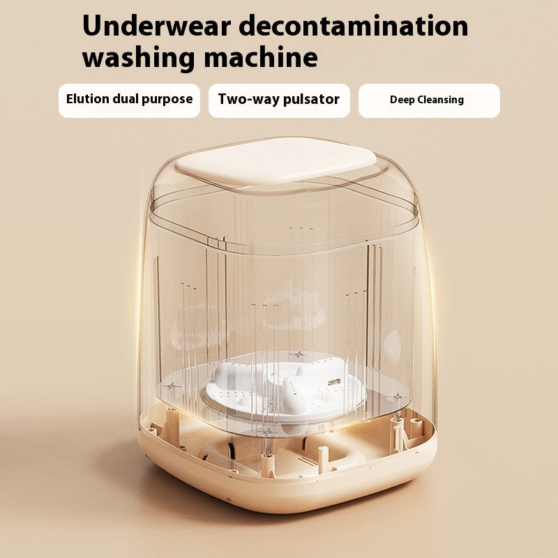 Semi-Automatic Small Underwear Washing Machine